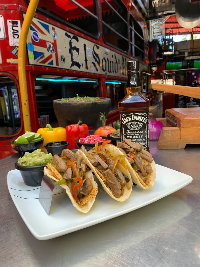 Arrachera Tacos from El Squid Roe. 