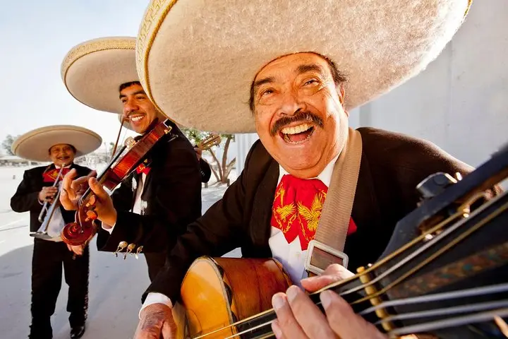 Mariachis play with heart in September.