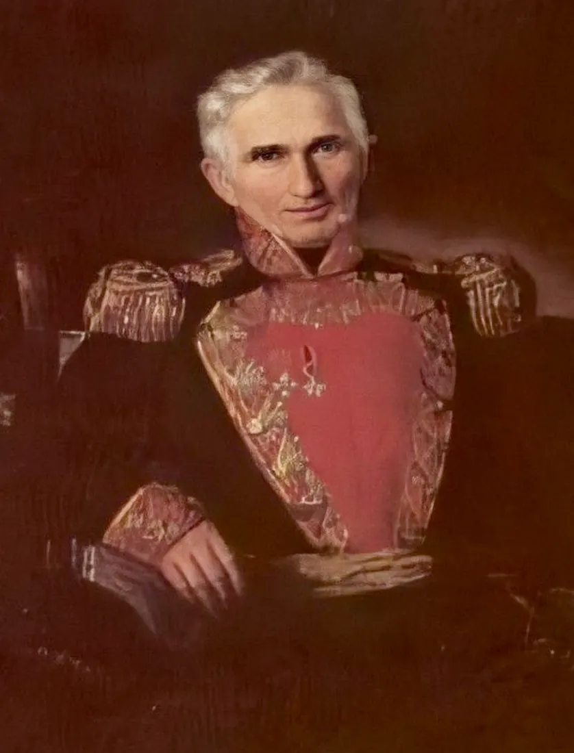 Oil painting of Jose de Iturbide.